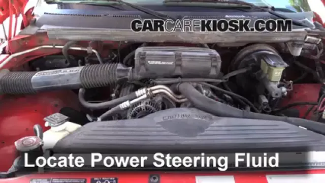 1995 Dodge Ram 1500 5.2L V8 Standard Cab Pickup Power Steering Fluid Add Fluid